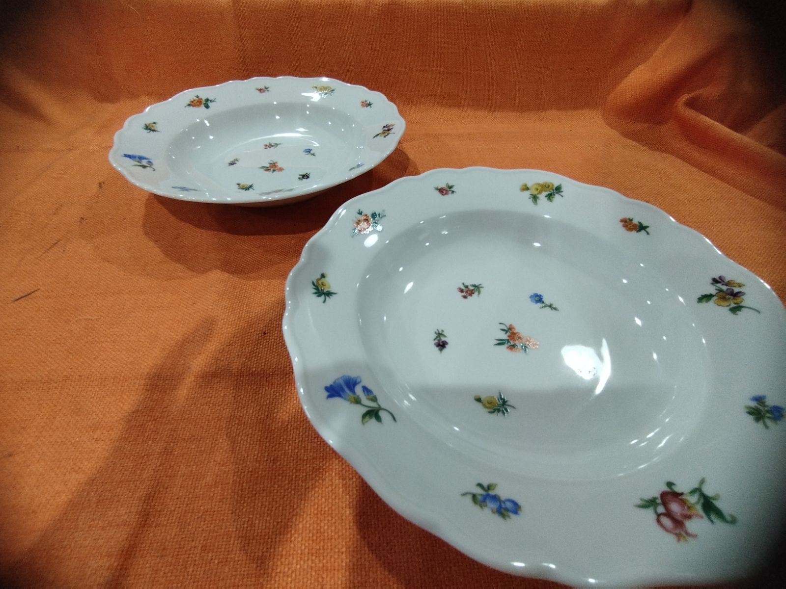 フッチェンロイター＆ボヘミア 洋食器5点セット