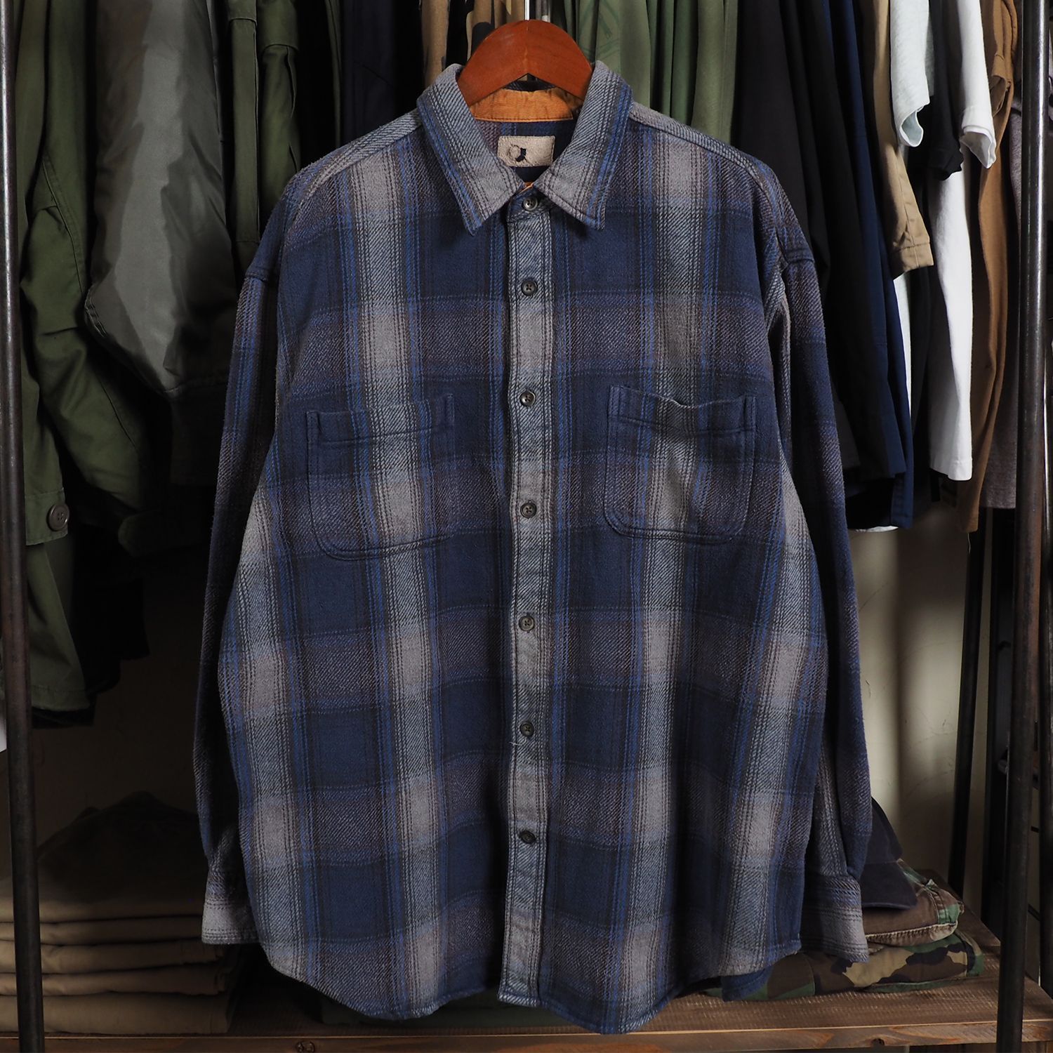 セントジョンズベイ ヘビネルシャツ X-LARGE 80s \u0027s Bay BIG MAC ヘビネル ヘビーネルシャツ 00s ネルシャツ