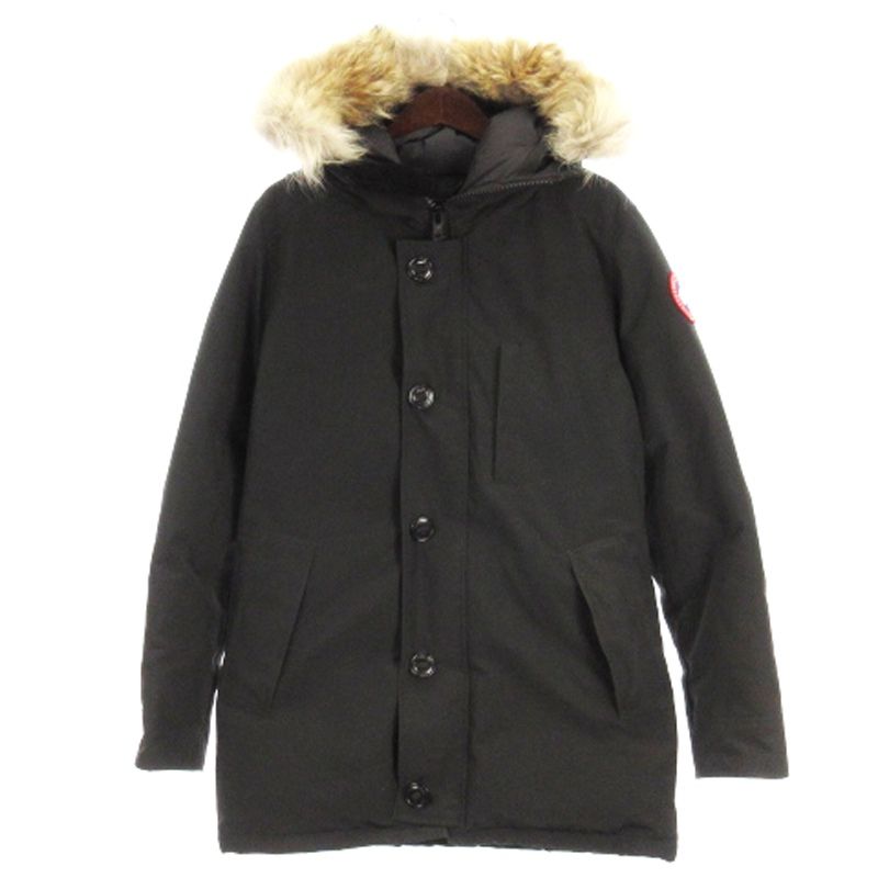 カナダグース CANADA GOOSE Jasper Parka Heritage ジャスパー パーカ ヘリテージ ダウンジャケット コヨーテファー ジップアップ 3438JM ブラック M