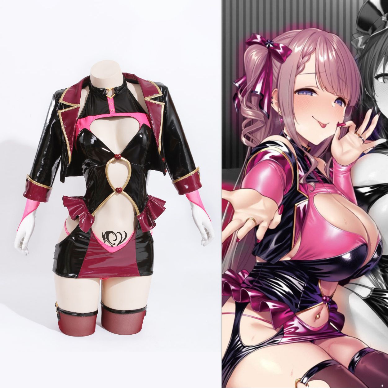 歪萌舎 アイドルステージ衣装 セクシー コスプレ 左藤空気