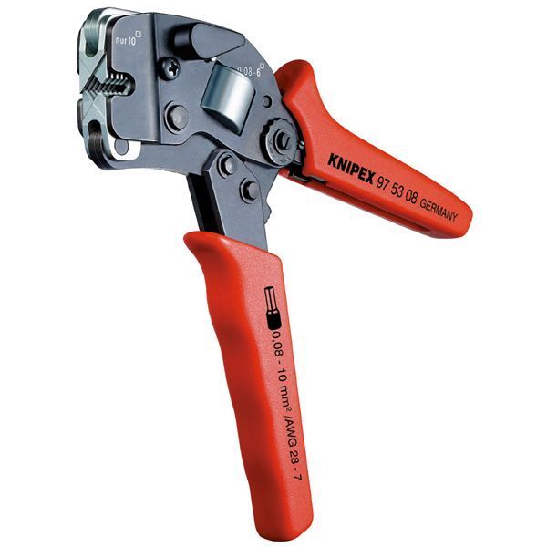 KNIPEX クニペックス ワイヤーエンドスリーブ圧着ペンチ コンフォート 全長190mm 9753-08 HRDEVELOPMENT_JP