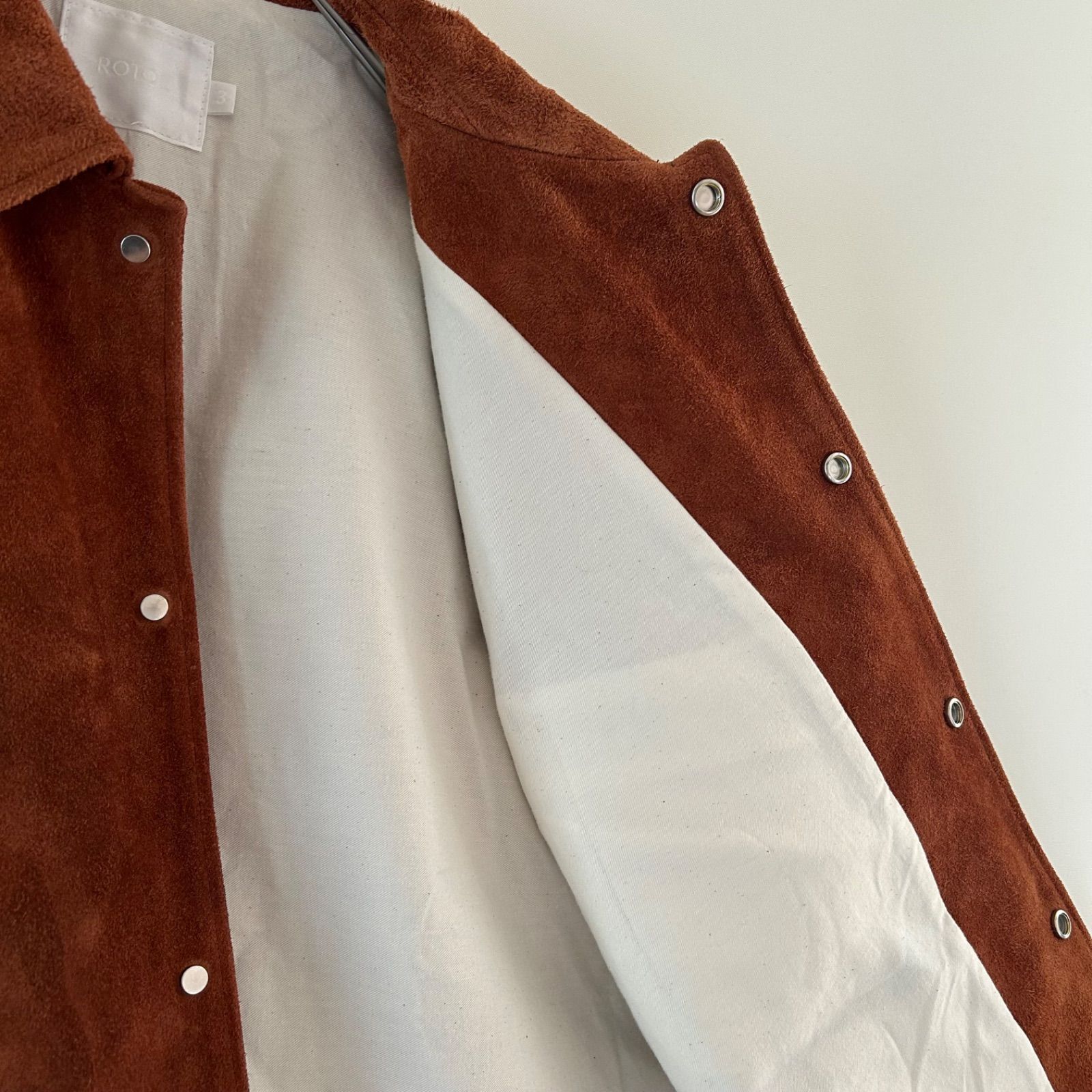 ROTOL ロトル FRINGE LEATHER COACH JACKET 23SS CAW LEATHER 牛革 