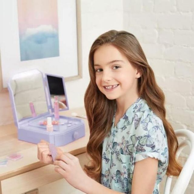 O 【ついに日本上陸】MIR COLORS ライトアップ ドレッサーコスメセット 078627 ハナヤマ おもちゃ 玩具 ごっこ遊び ヘアメイク 室内遊び 6歳 ギフト プレゼント 誕生日 お祝い 贈り物 ブラックフ