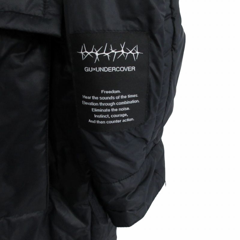 アンダーカバー UNDERCOVER × GU 美品 パテッドコート ロング