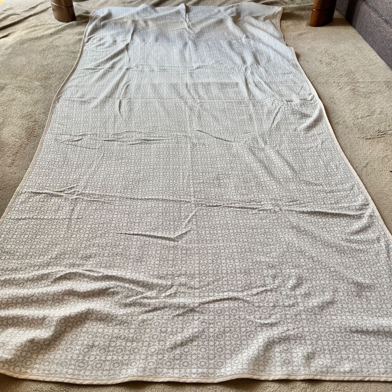 【ベージュ】GrantEOne's ブランケット 全長150cm 温かい 冬 ベージュ】GrantEOne's ブランケット 節約 全長150cm 温かい 冬