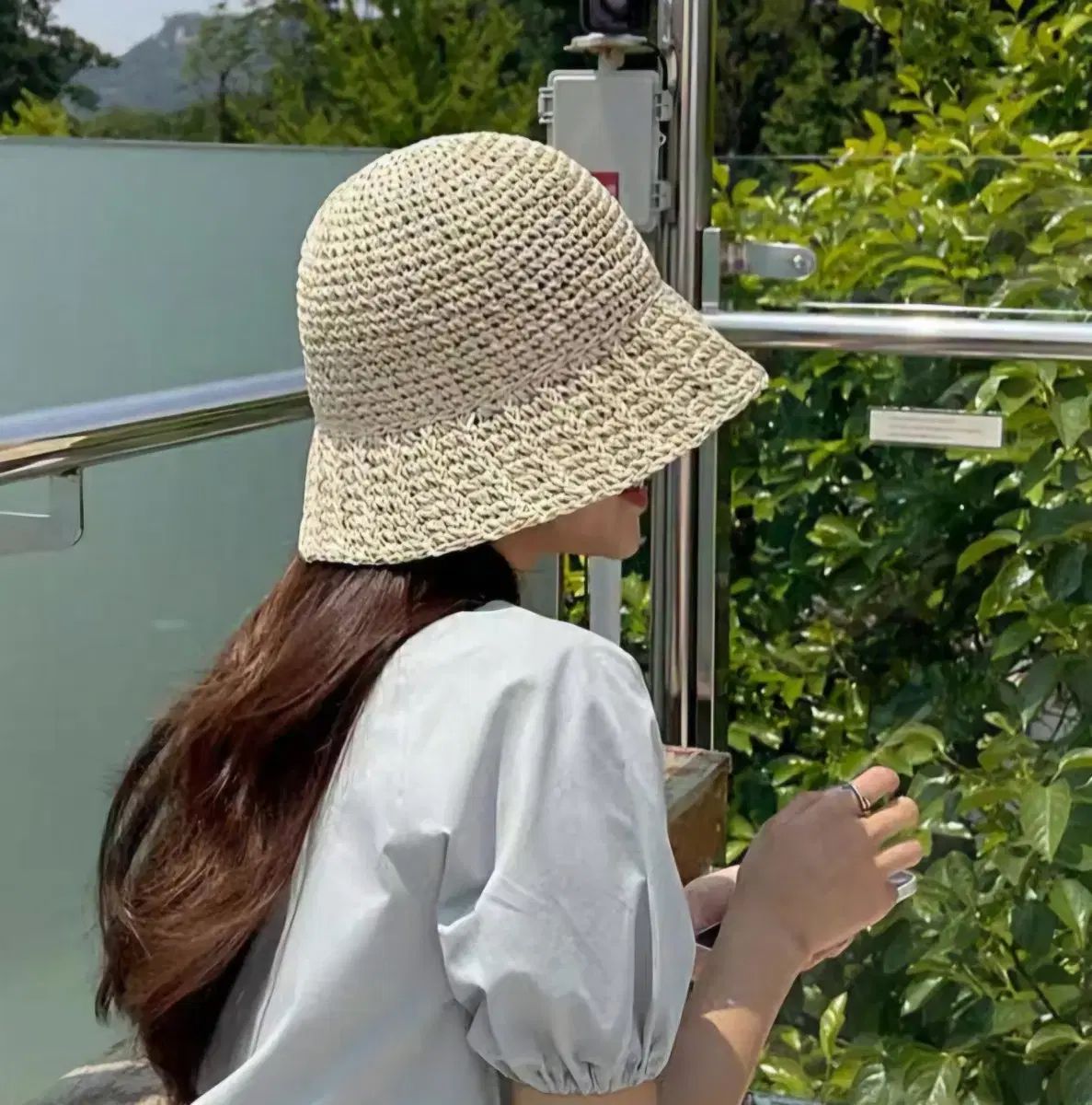 ラタン バケットハット レディースハット 夏 ハット サンバイザー UVカット 女性用帽子
