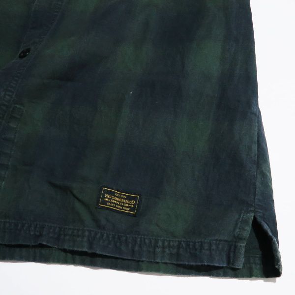 neighborhood B&C C-STHIRT 15SS チェックシャツ M neighborhood B&C C-STHIRT 15SS チェックシャツ M