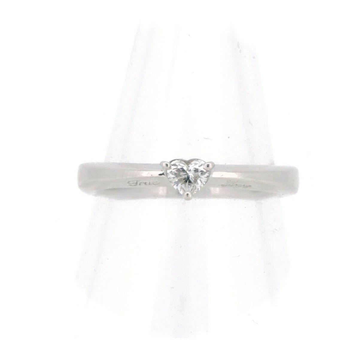 ヨンドシー ハートシェイプカット ダイヤモンド リング 指輪 0.148ct  