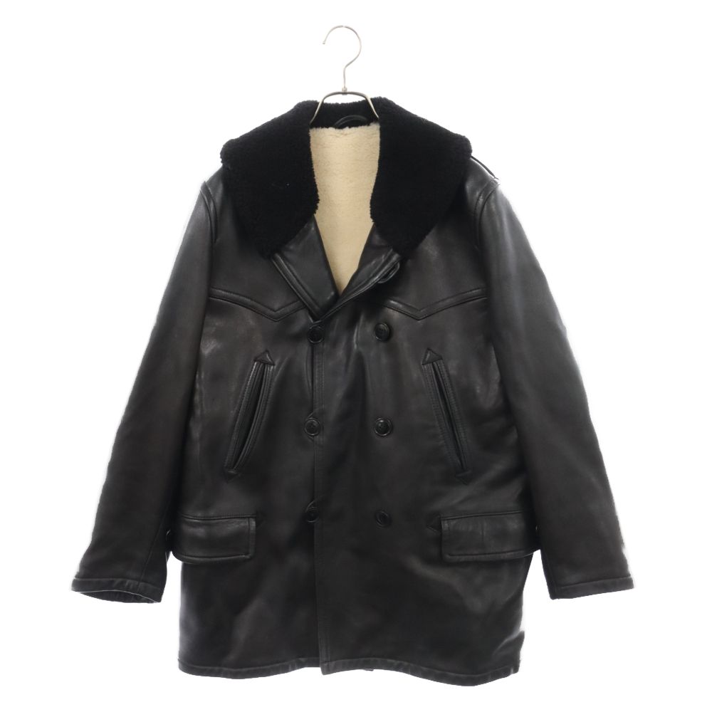 COMOLI (コモリ) 20AW レザー カナディアンコート ブラック