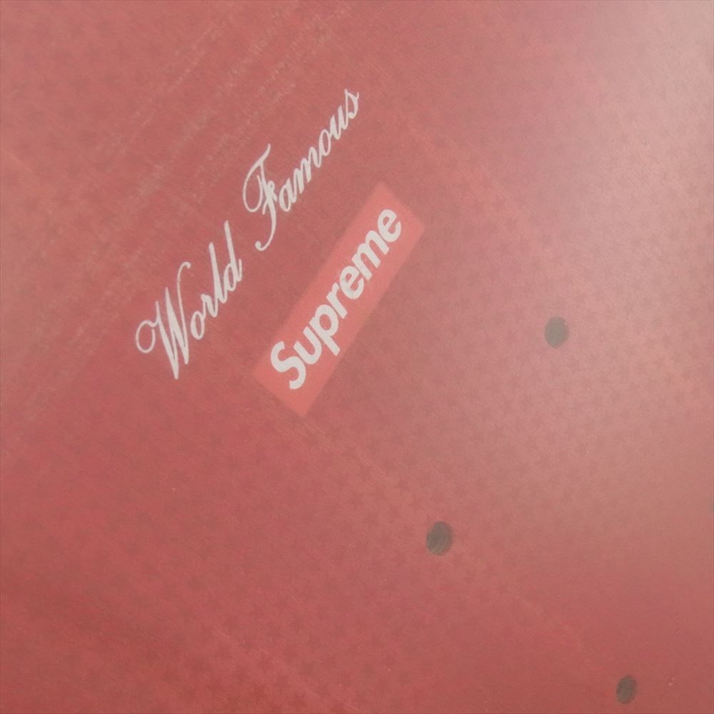 Supreme シュプリーム スポーツ用品 08AW Stained Logo Deck ロゴ スケートボード デッキ レッド系【中古】