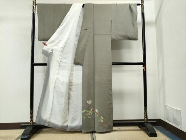 平和屋着物○訪問着 作家物 更紗花文 正絹 逸品 CAAQ9536th