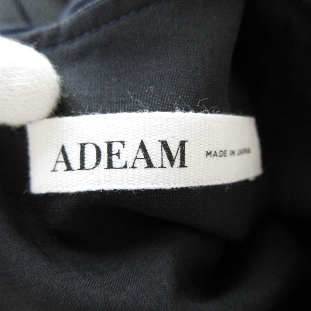 ADEAM Peony T-shirt 美品 アディアム プリーツヘム 0 白 2023年商品