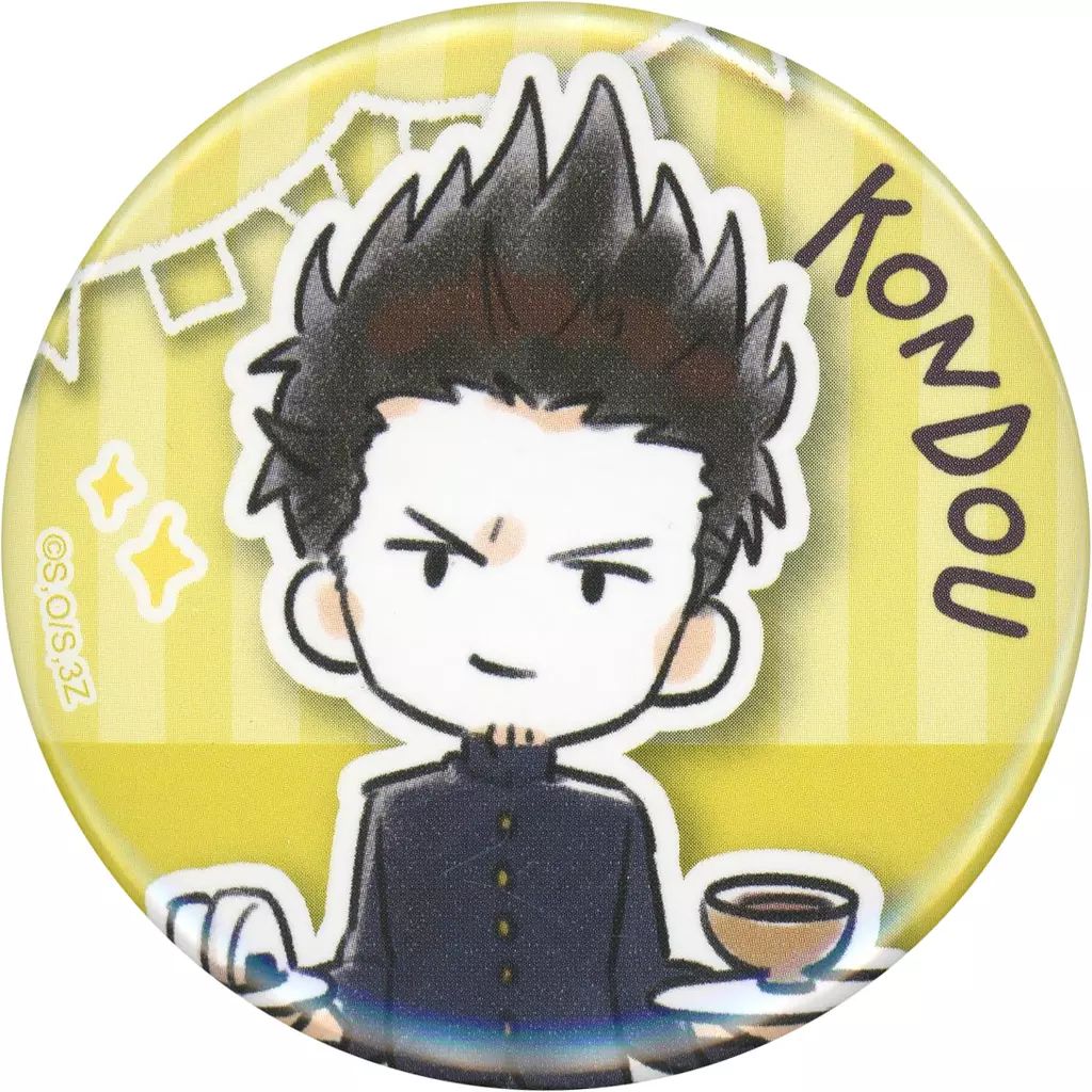 中古】バッジ・ピンズ 近藤勲 「銀魂 3年Z組銀八先生×カプコンカフェ