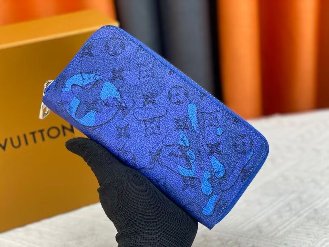 Louis Vuitton 長財布 青い雲模様 Louis vuitton ルイヴィトン 長財布@62 - メルカリ