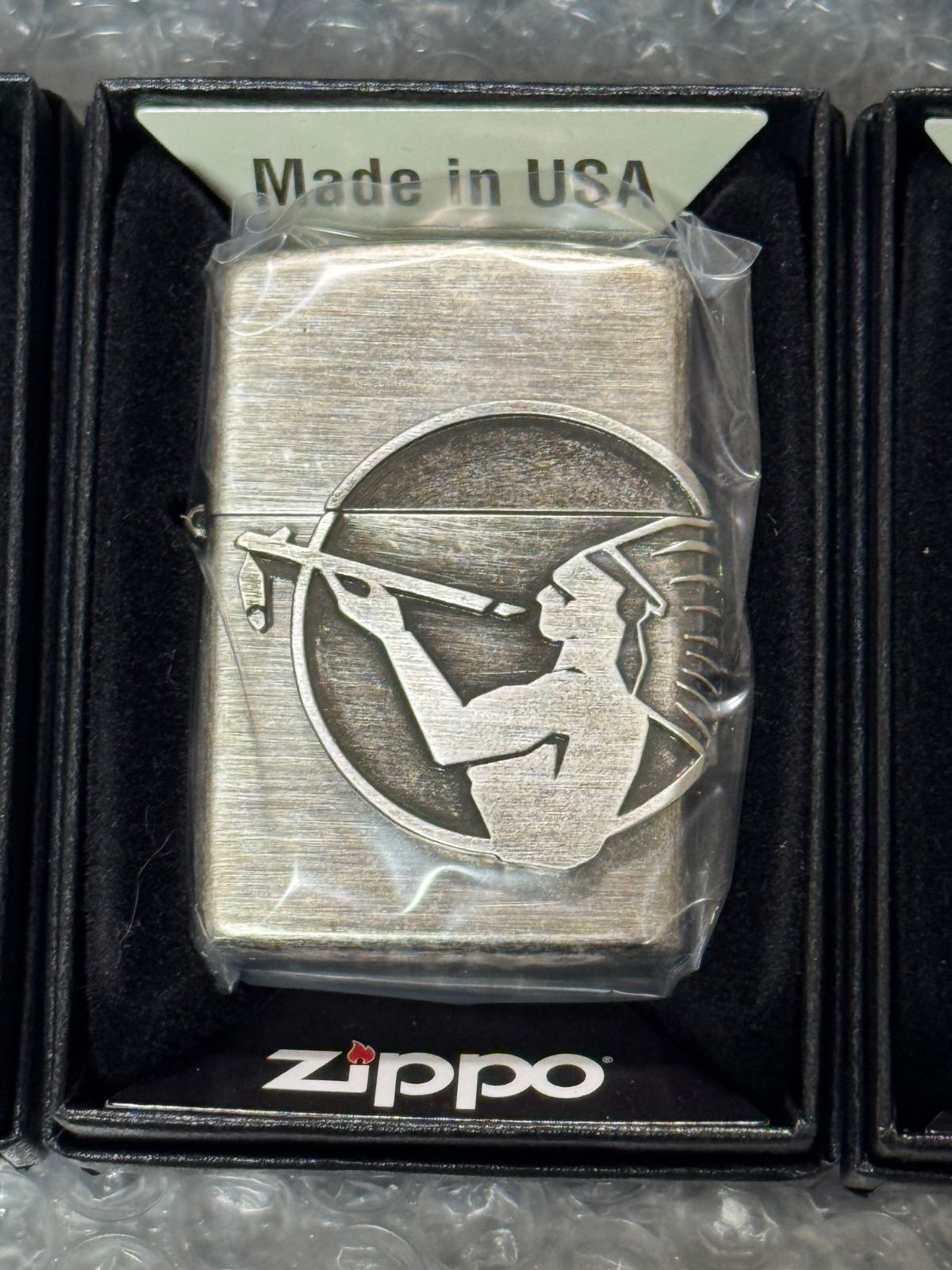 zippo アメリカンスピリット 本革 立体メタル 限定品 2018年製 ③ zippo アメリカンスピリット 本革 立体メタル 限定品 2018年製 ③