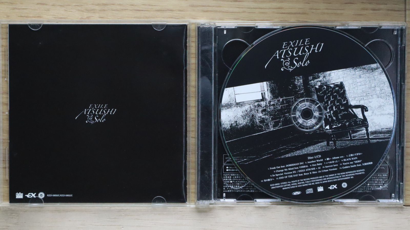 輸入盤CD☆エグザイル・アツシ/EXILE ATSUSHI□ Solo 【RZCD59050