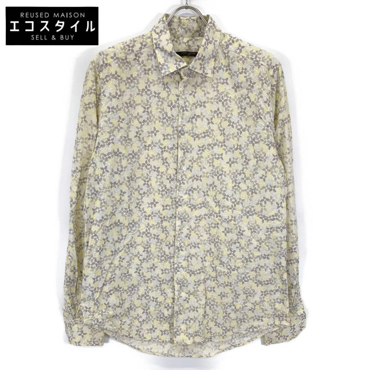LOUIS VUITTON ルイヴィトン RM111M MSSH04BJE ﾓﾉｸﾞﾗﾑﾊﾟﾀｰﾝ BDｼｬﾂ M