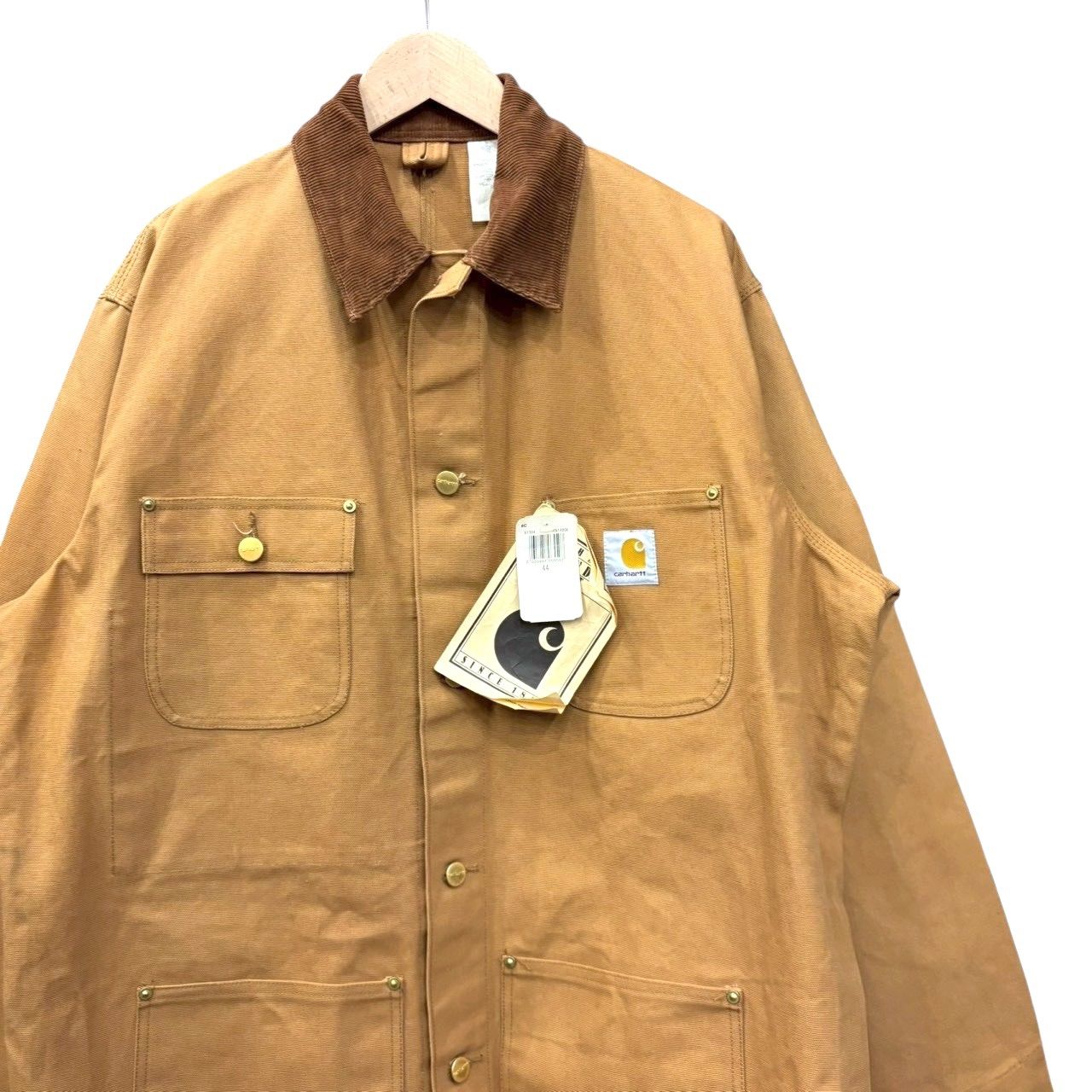 Deadstock!! 90s ビンテージ カーハート ミシガンチョア ジャケット ブラウン 44 90年代 ヴィンテージ carhartt カバーオール