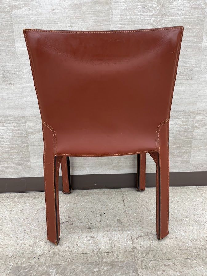 C【さらに✖️4値下げしました❗️】カッシーナ キャブ　アームレスチェア ブラウン B【さらに✖️4値下げしました❗️】カッシーナ キャブ アームレス