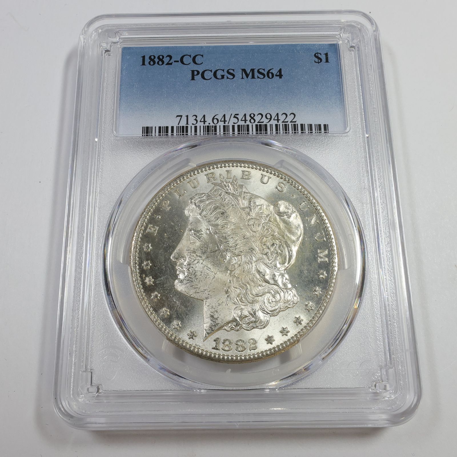 1882 CC CARSON CITY PCGS MS64 - Silver Morgan Dollar $1 Coin