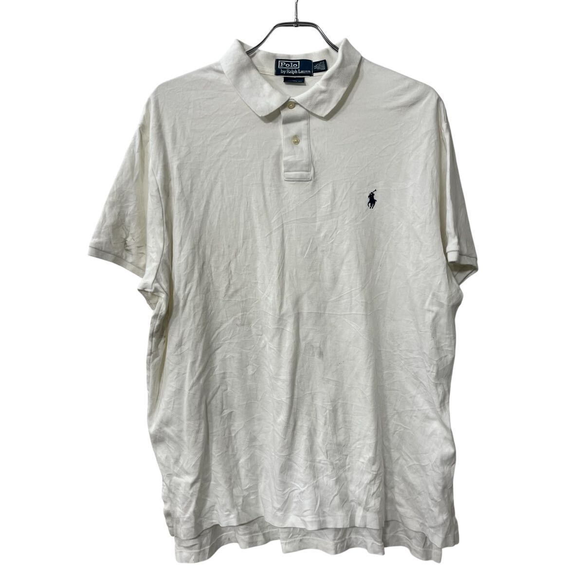 Polo Ralph Lauren ホワイト ポロシャツ XL POLO RALPH LAUREN 半袖 ポロシャツ XL ホワイト ポロ ラルフ