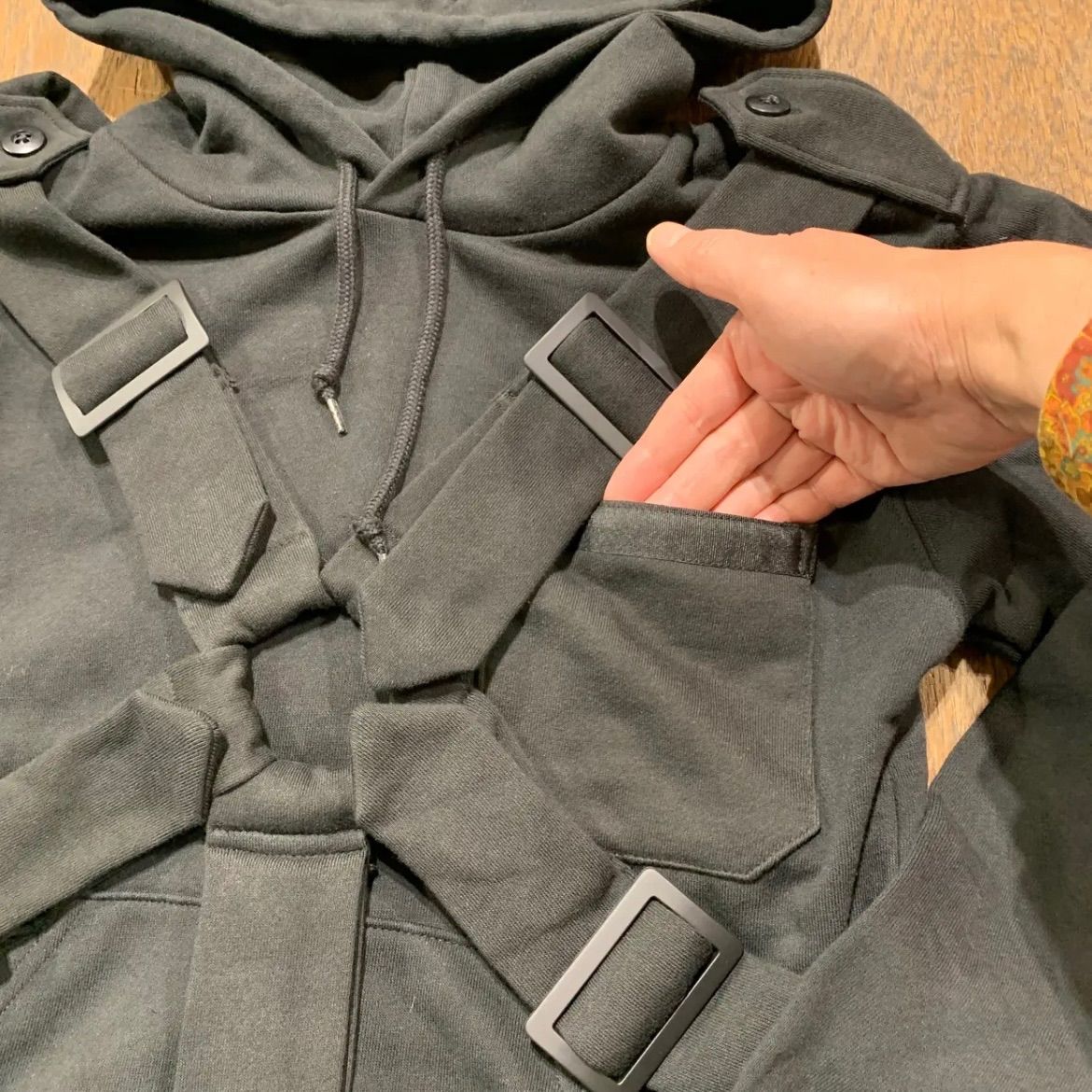 Original John SEDITIONARIES M　新品 original john PARACHUTE HOODIE BLACK XLのみ パンク