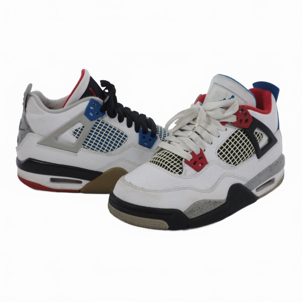 ナイキ NIKE AIR JORDAN 4 GS WHAT THE 4 エアジョーダン4 GS WHAT THE 4 5Y 23.5cm ホワイト  408452-146