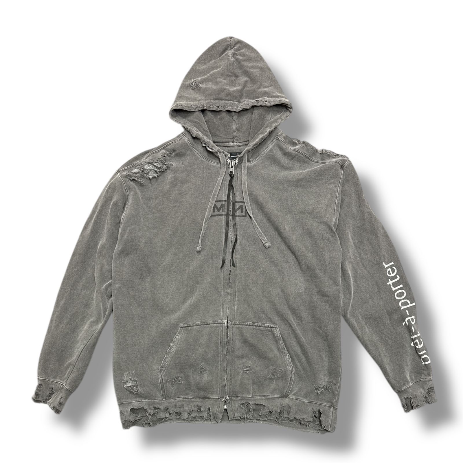 参考上代33000円 MINUS 25SS Bootleg Zip Up Hoodie With 参考上代33000円 MINUS 25SS Bootleg Zip Up Hoodie With