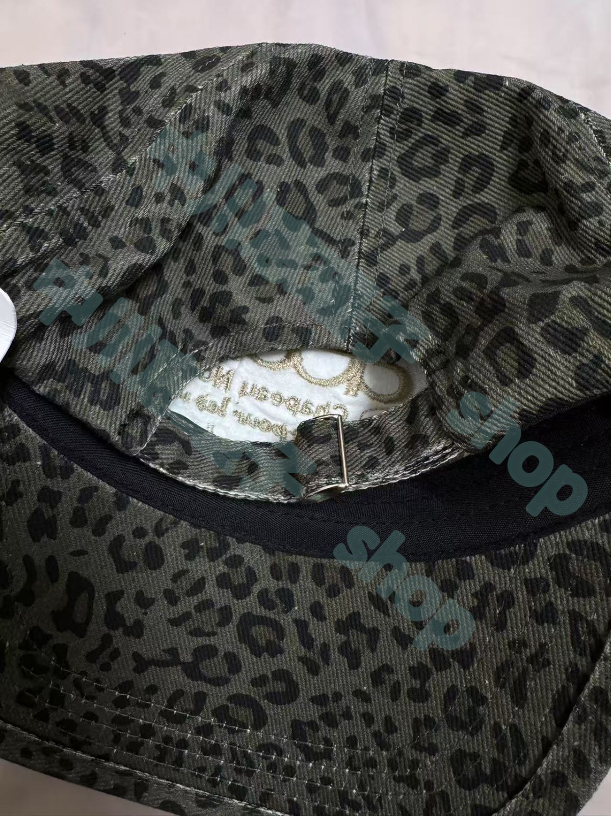 aeae豹柄ベースボールキャップ 韓国 AEAE エーイーエーイー WEB LOGO LEOPARD CAP 刺繍入り
