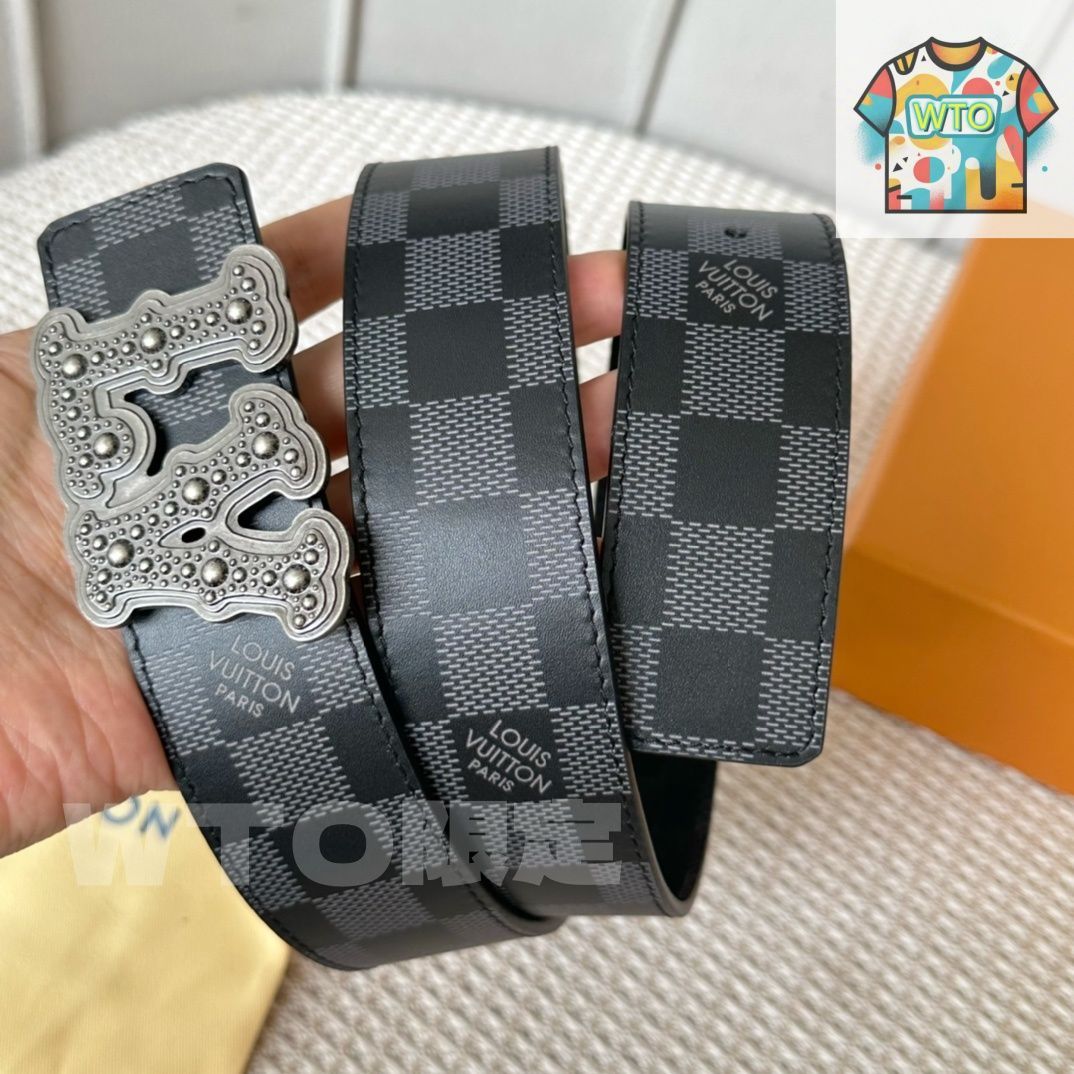 正規品LOUIS VUITTON ルイヴィトンベルト ベルト・LV サークル 20MM リバーシブル モノグラム｜ルイ