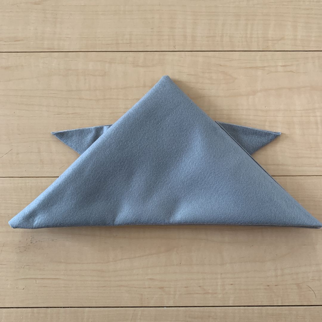 かぶれる兜 フェルト兜 グレー こどもの日 かぶれる兜 フェルト兜 グレー こどもの日