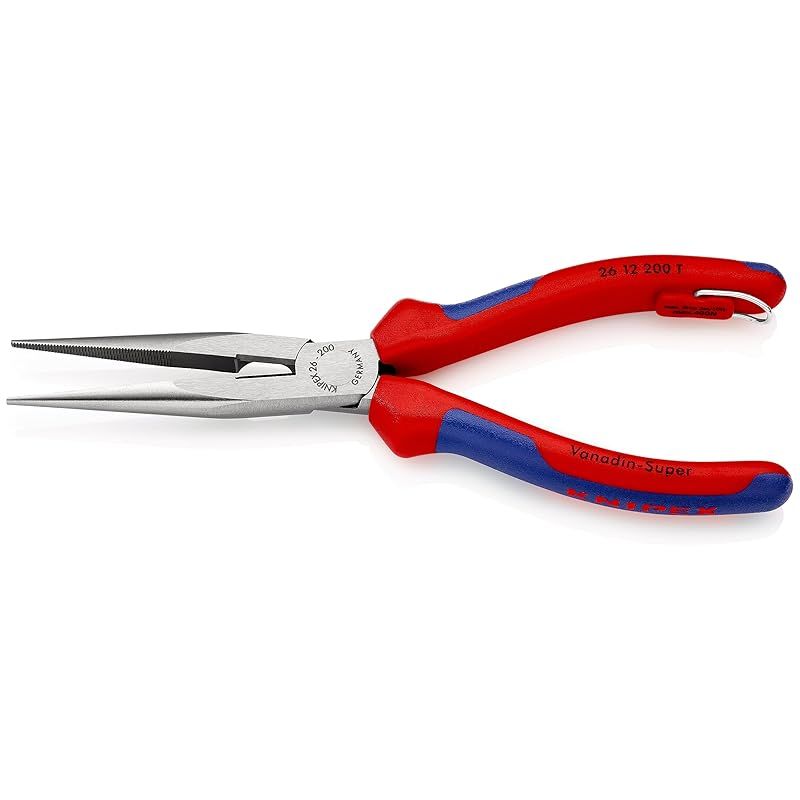 クニペックス KNIPEX 2612-200TBK 先長ラジオペンチ 落下防止 BK 0
