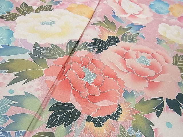 平和屋本店□極上 振袖 友禅 作家物 吉祥花文 逸品 DZAA1296kh4 - メルカリ