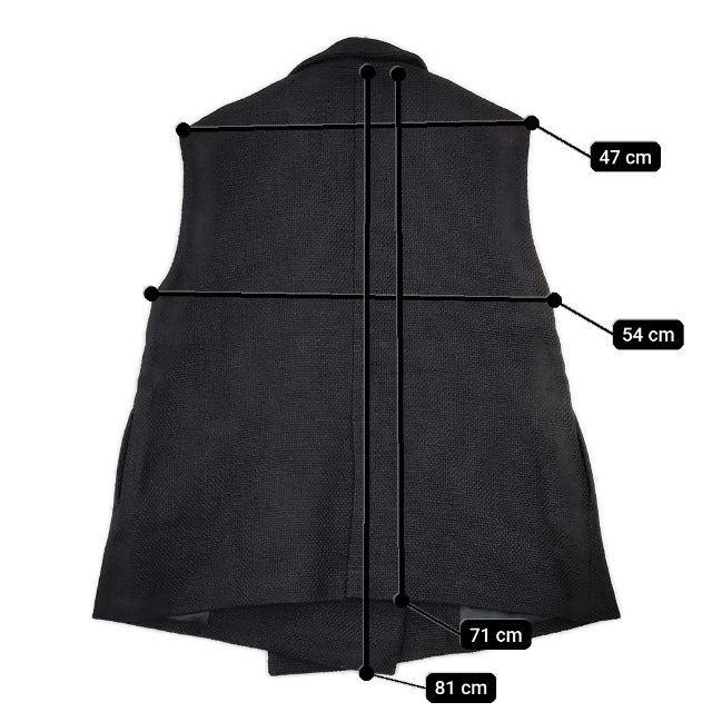 ツイードノースリーブジャケット ベスト