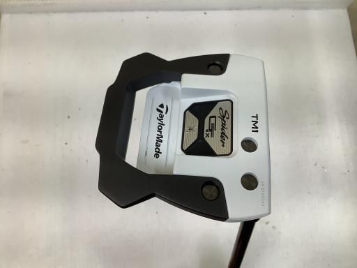 テーラーメイド Spider GTx TRUSS WHITE TM1 33インチ パター PT スチール フレックスその他 メンズ 男性用 右利き 右用 Bランク ゴルフクラブ