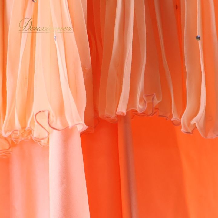 社交ダンス 衣装 ドレス ワンピース ドレス フロート プリーツ ピンク系 レース dance fashion サーモンピンク系 エレガント 上品 プリーツドレス ダンスパフォーマンス 衣装 ワンピースドレス 踊りやすい ステージ用