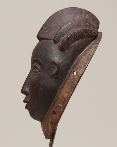 アフリカ コートジボワール バウレ族 マスク No.382 仮面 木彫り 彫刻