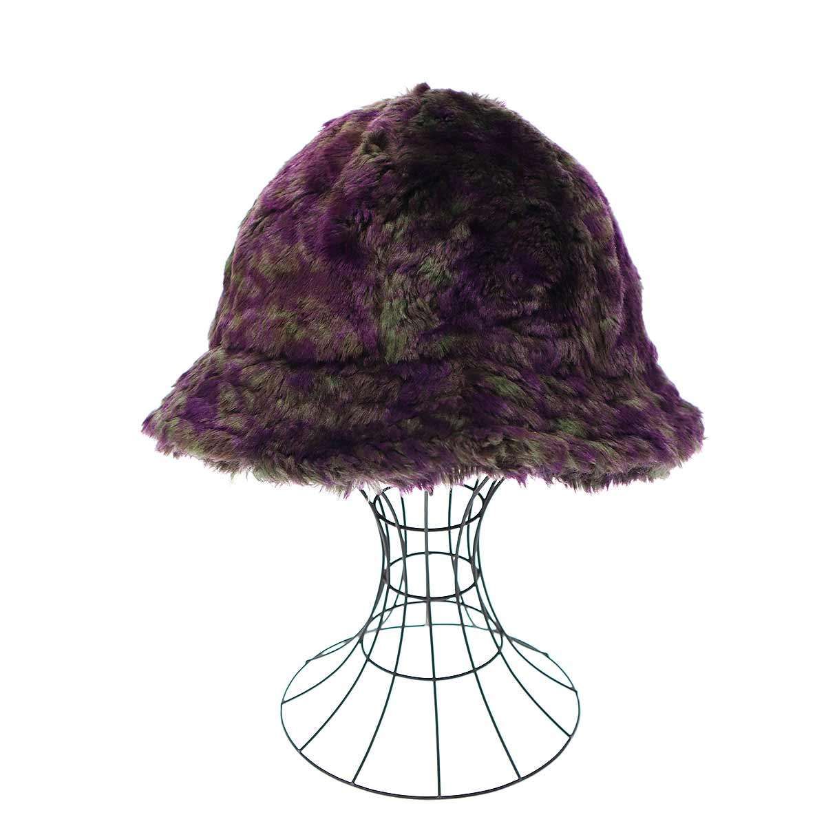 Needles ニードルズ 22AW Bermuda Hat Faux Fur Uneven Printed