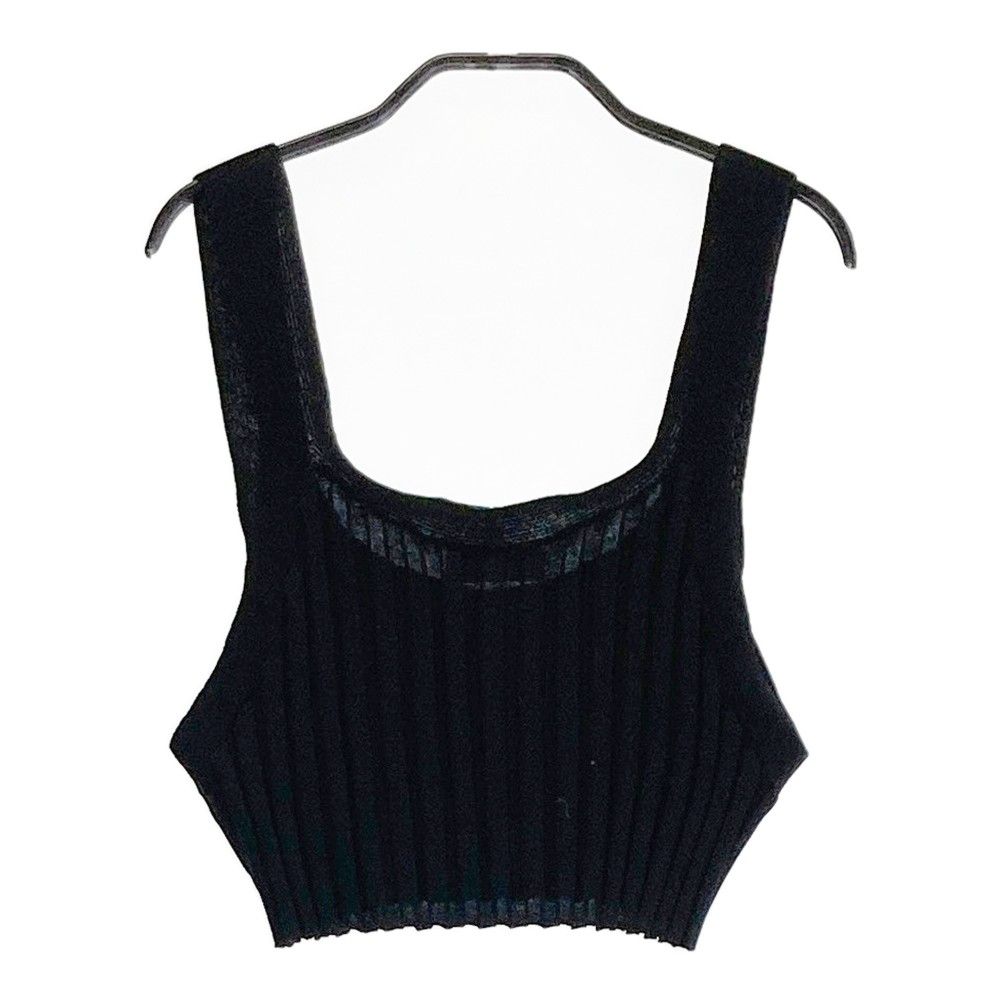 HYKE ハイク 231-11300 23SS WIDE RIBBED BUSTIER リブニット