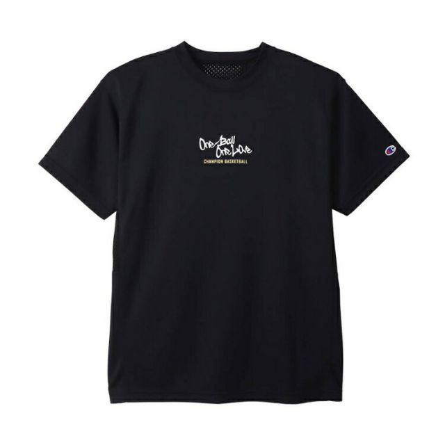 HANES ヘインズ SHORT SLEEVE T-S ブラック XLサイズ C3-XB313 90 | スポーツ 運動 服 衣類 ウエア ウェア トップス ショートスリーブ Tシャツ 半袖 着心地 デザイン 刺繍 吸汗速乾 抗菌防臭 機能性 ブラ