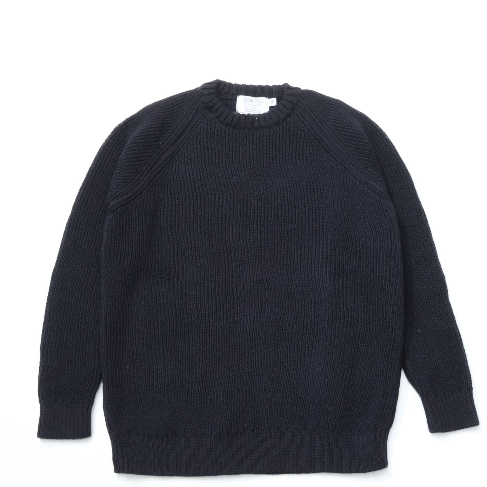 Kerry Woollen Mills ケリーウーレンミルズ FISHERMAN RIB CREW NECK 