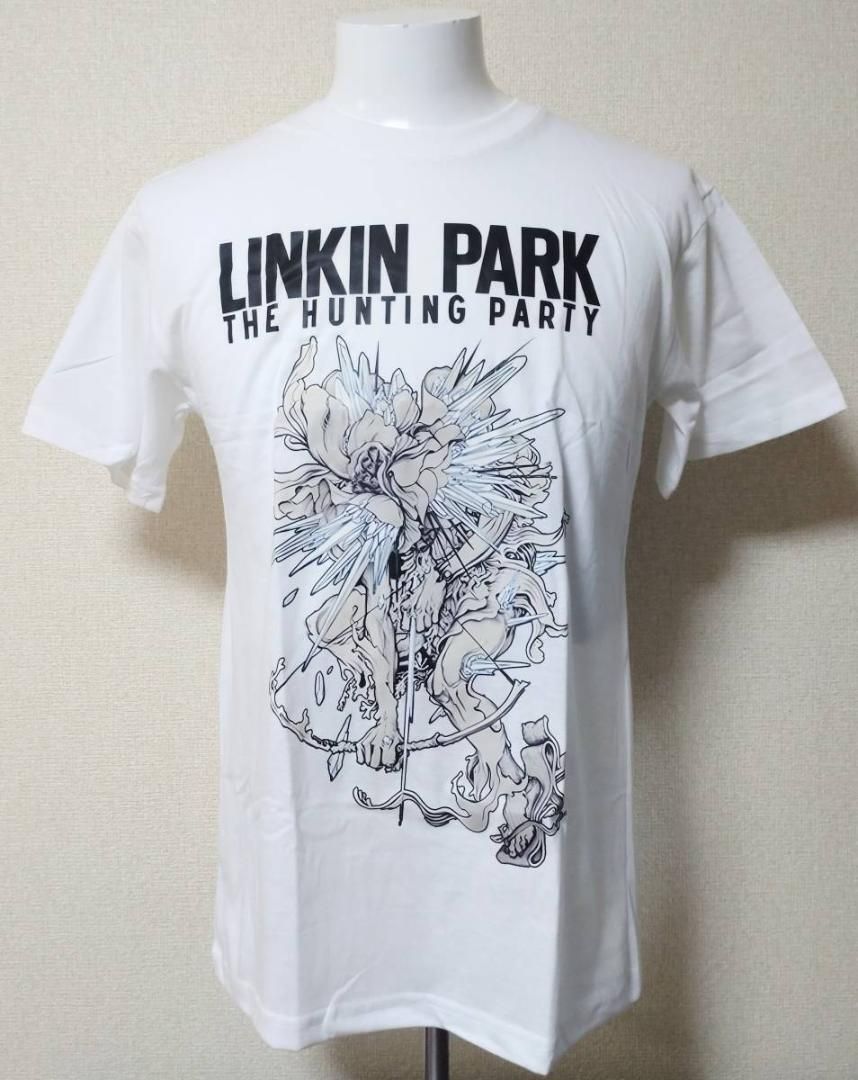 Mサイズ】リンキンパーク Tシャツ ホワイト ロック LINKINPARK