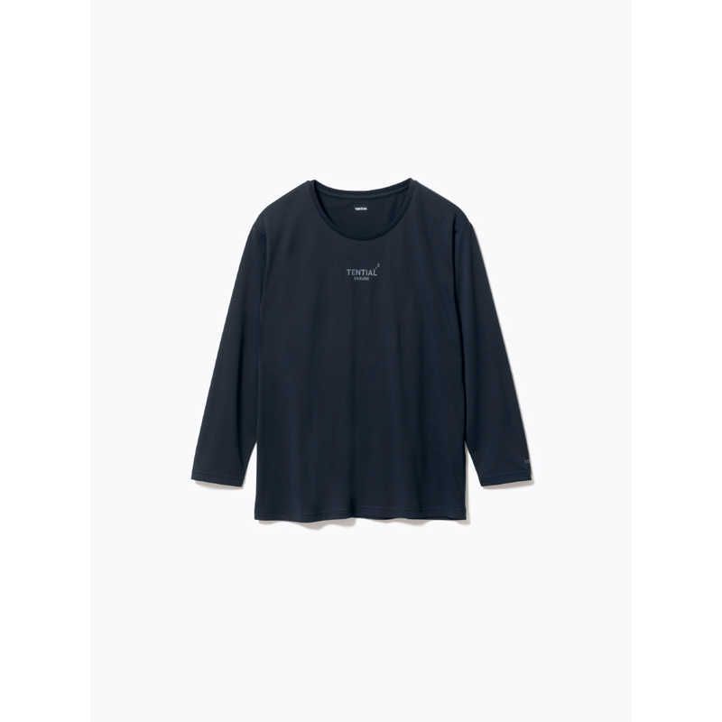 送料無料 ♥ 未開梱 TENTIAL BAKUNE Dry Women Long Sleeve 上 ネイビー S -25SS 25SSBA007W00080004N