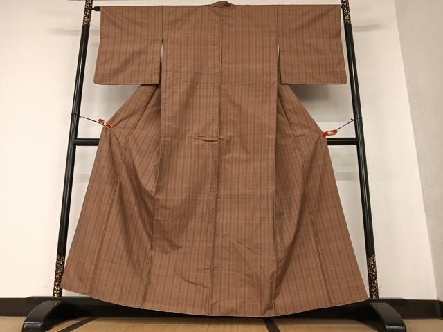 平和屋着物○上質な紬 縞 正絹 逸品 AAAY0195zg - メルカリ 