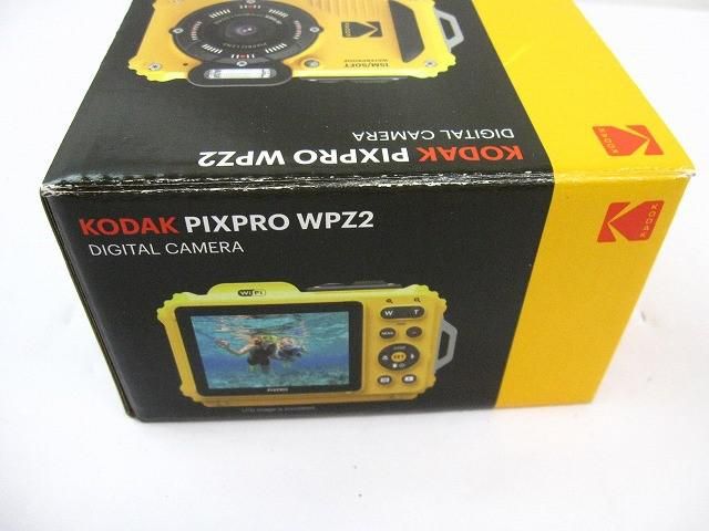 防水デジタルカメラ イエロー