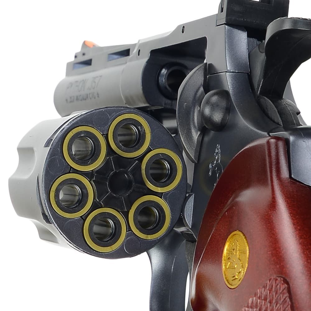 CROWN MODEL COLT PYTHON .357MAGNUM 4インチ Amazon | クラウンモデル ホップアップガスリボルバーNo.17