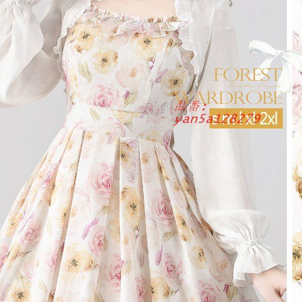 パーティードレス 結婚式 花柄 ワンピース レディース バラ 華やか 油絵風 発表会 ウェディングドレス 着痩せ お呼ばれドレス 二次会ドレス 袖なし yan5a128279