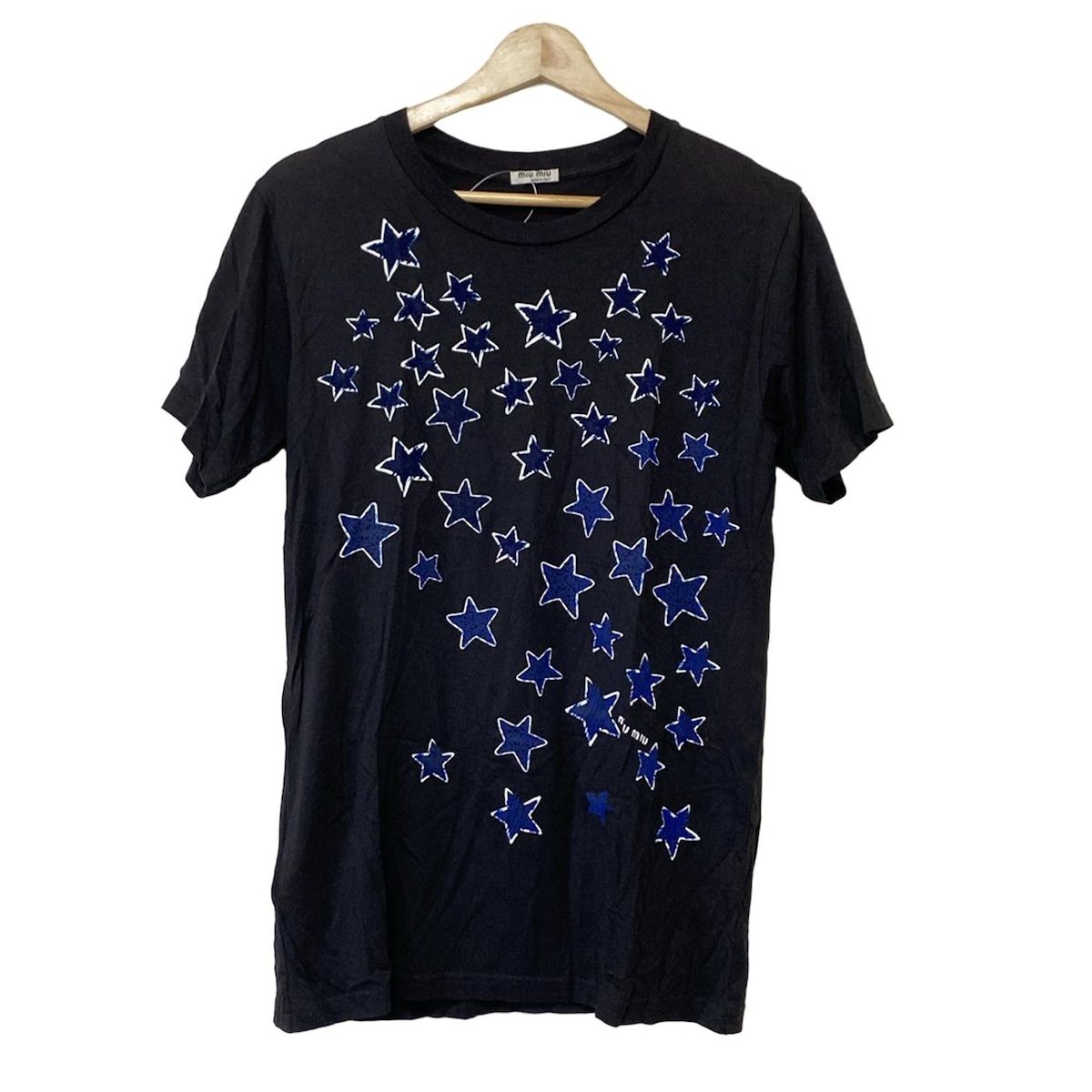MIUMIU ミュウミュウ 今季　半袖Tシャツ　美品 Amazon.co.jp: [MIU MIU] ミュウミュウ 半袖 Tシャツ 並行輸入品