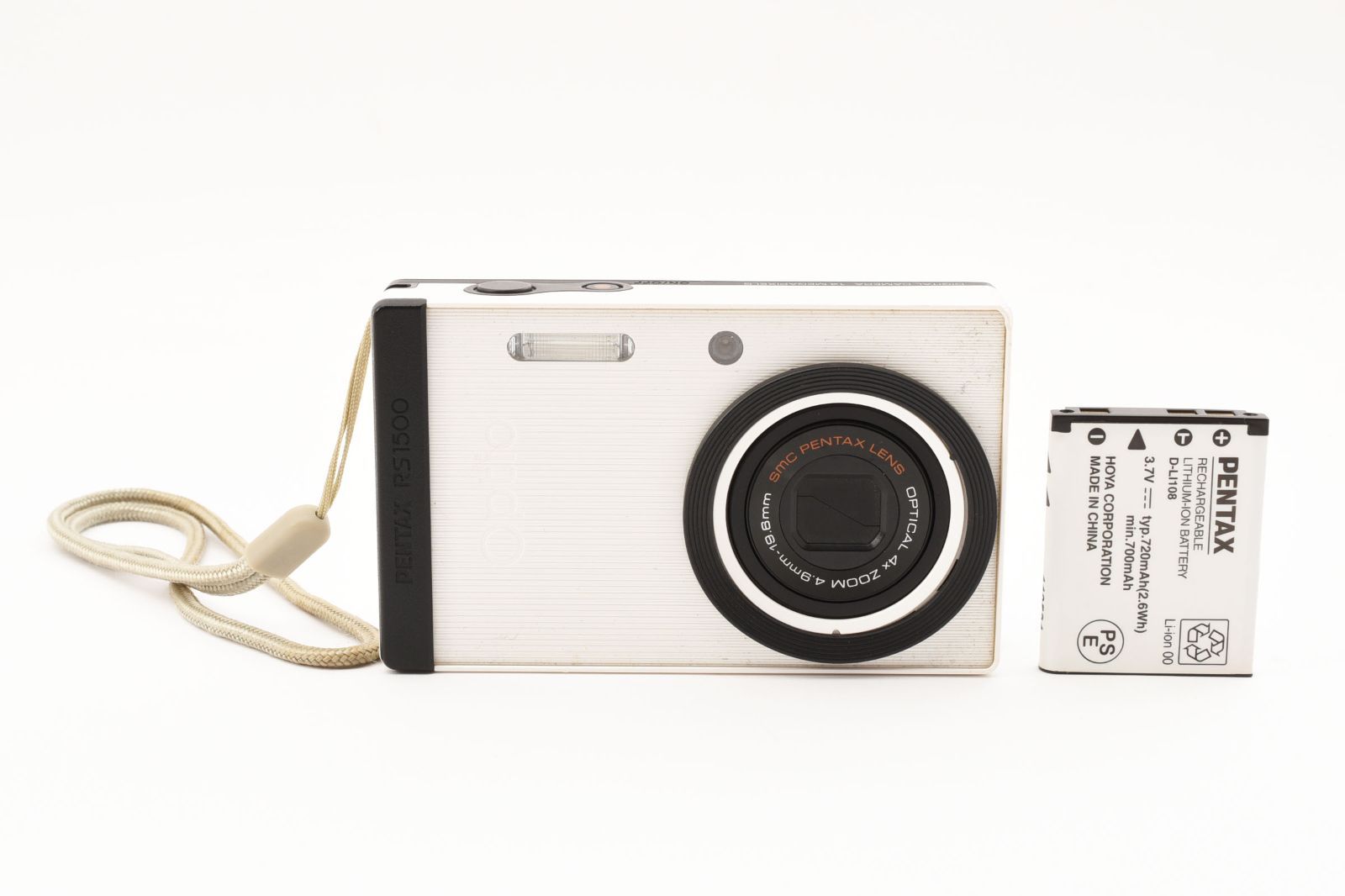 ☆良品☆ペンタックス PENTAX Optio RS 1500 シルバー ☆ L480#1926 
