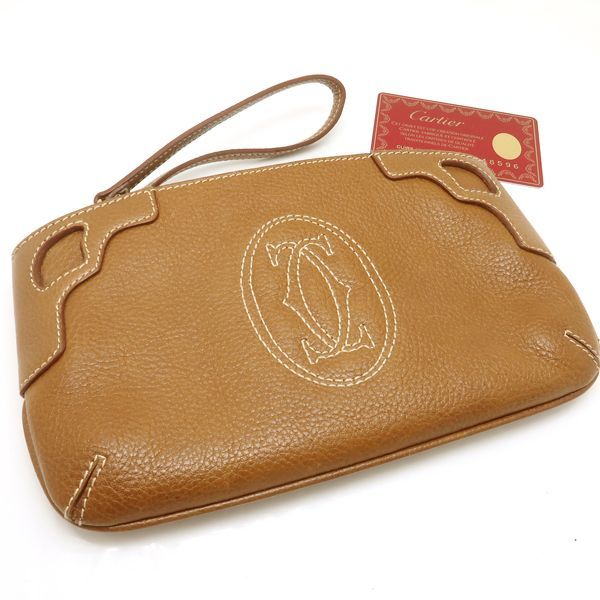 Cartier アクセサリーポーチ L3000818 マルチェロ レザー ポーチ